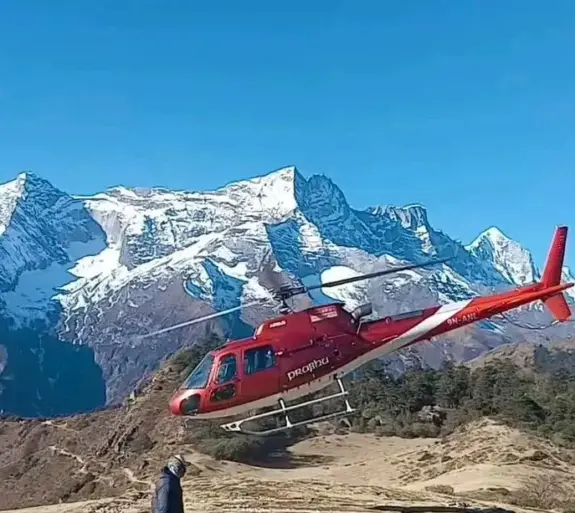 Everest Base Camp Trek with Helicopter Return from Gorakshep to Lukla.