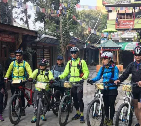 Kathmandu Mountain Biking Tour.