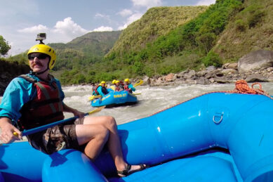 Marshyangdi River Rafting.
