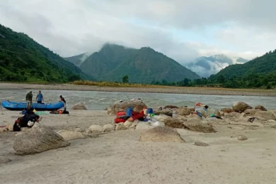 Sun Koshi River Rafting.