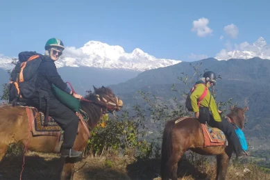 Nepal Horseback Riding Tour 5 days.