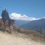 Sarangkot horseback riding tour.