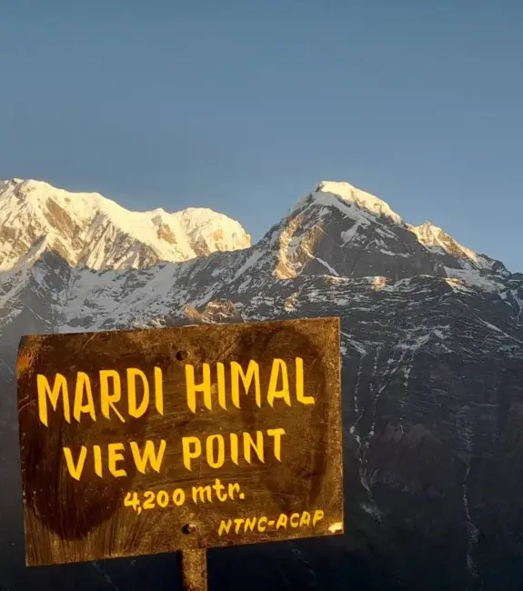 Mardi Himal Trek Package.